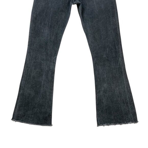 Rag And Bone Crop Flare Jeans 26 Blackthorne Distressed - Picture 11 of 13
